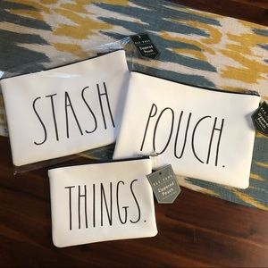 Rae Dunn Accessory Bags - New!